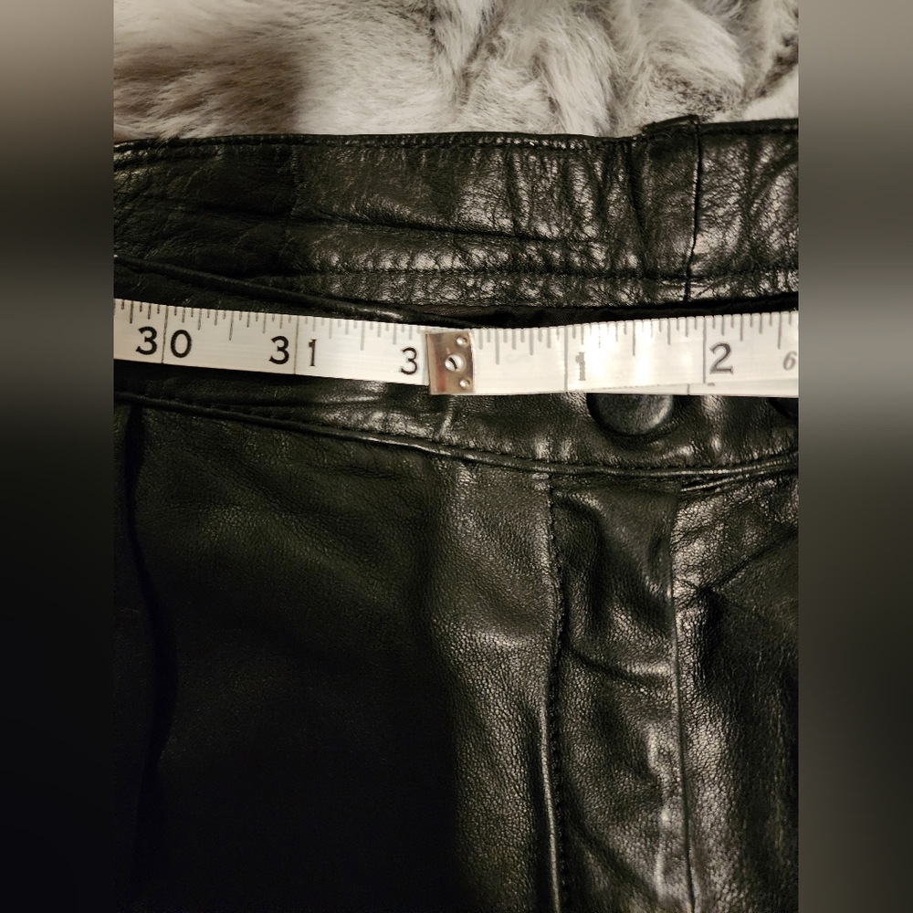Cedars Black Leather Pants - Picture 7 of 10